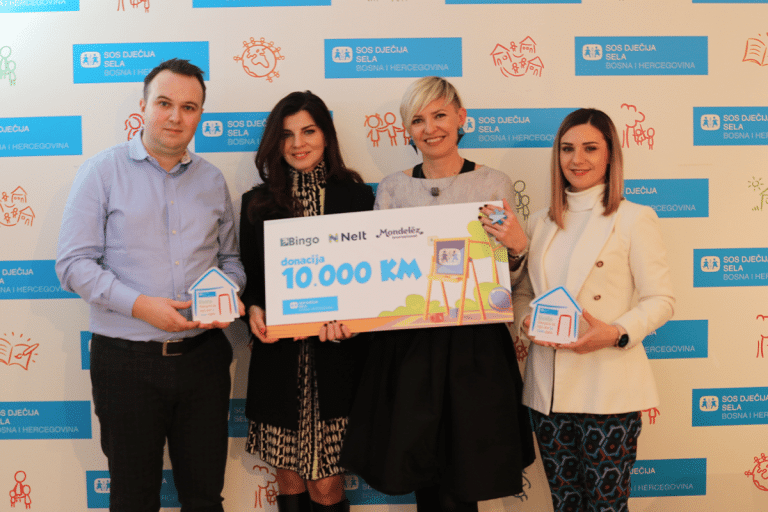 Bingo i Nelt donirali 10.000 KM SOS Dječijim selima BiH